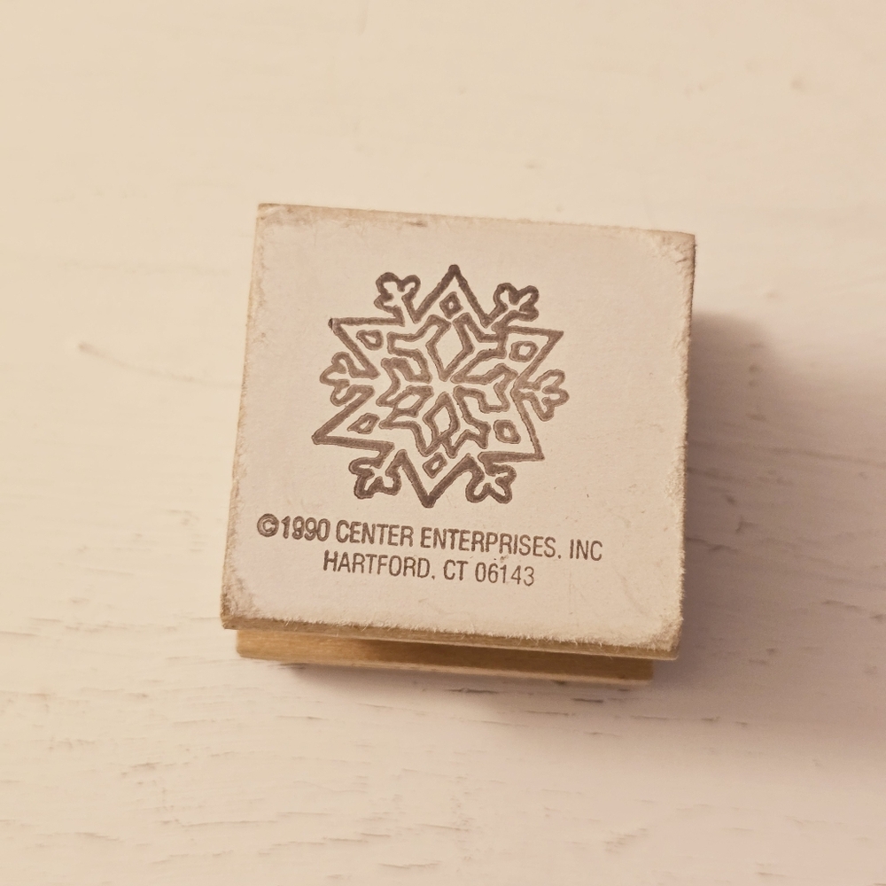 Center Enterprises Snowflake Stamp